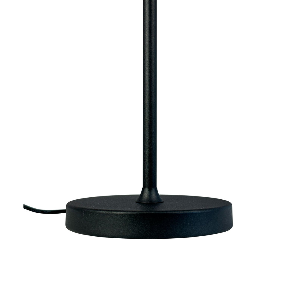 LED bordlampe Starlight dimbar svart Ø14 cm nærbilde av metallmateriale
