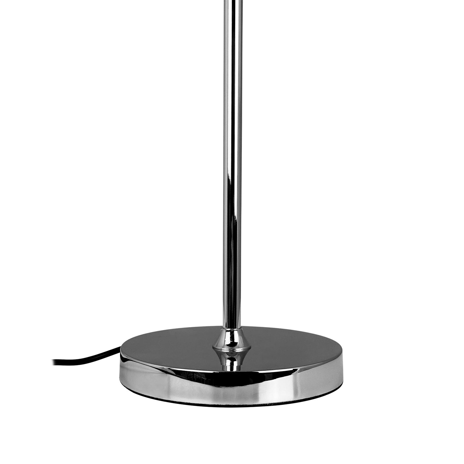 LED bordlampe Starlight krom dimbar med lys på