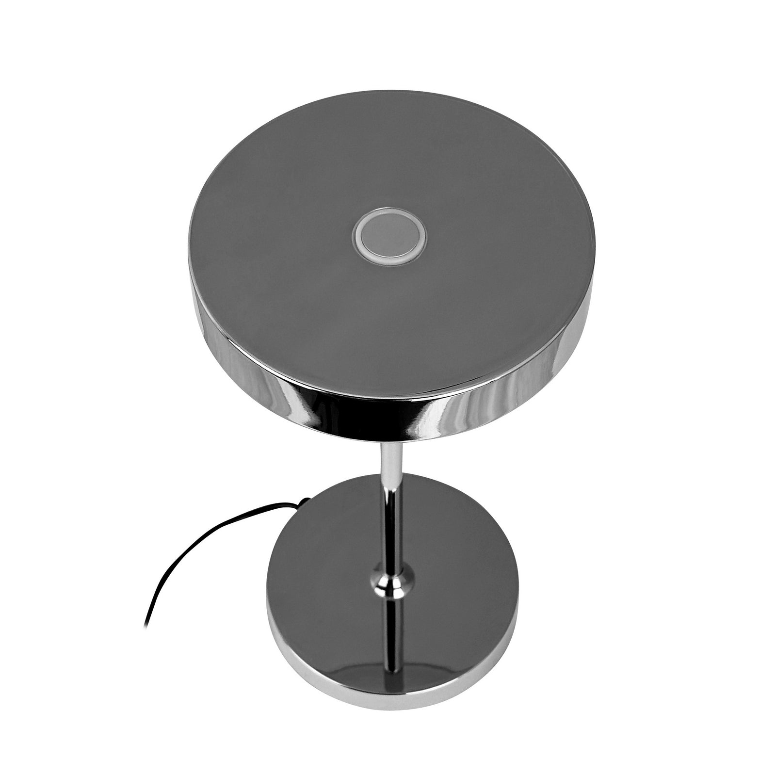 LED bordlampe Starlight krom dimbar nærbilde av lampehode