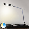 LED bordlampe Swan CCT dimbar svart plast forfra