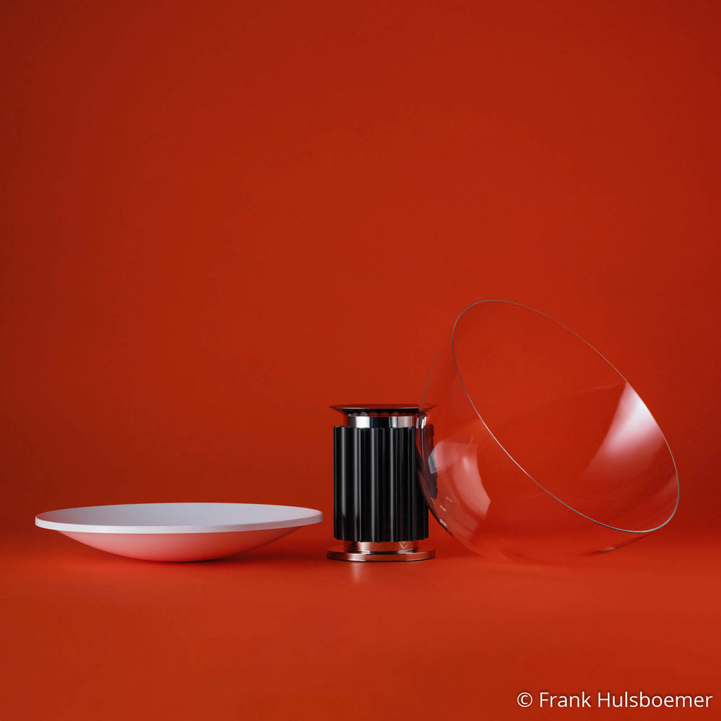 LED bordlampe Taccia Small dimbar detalj aluminium reflektor