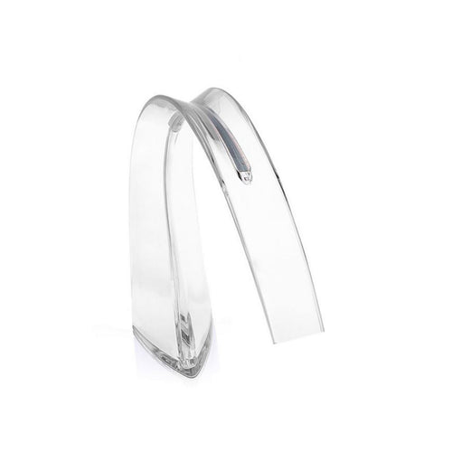 LED bordlampe Taj Mini transparent akryl bakside