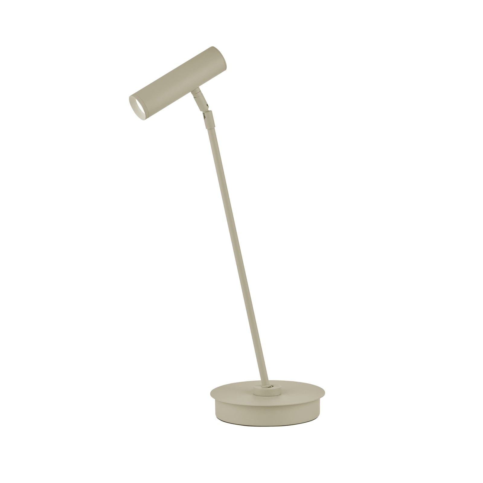 LED-bordlampe Tom Pro dimbar CCT sandfarget forfra