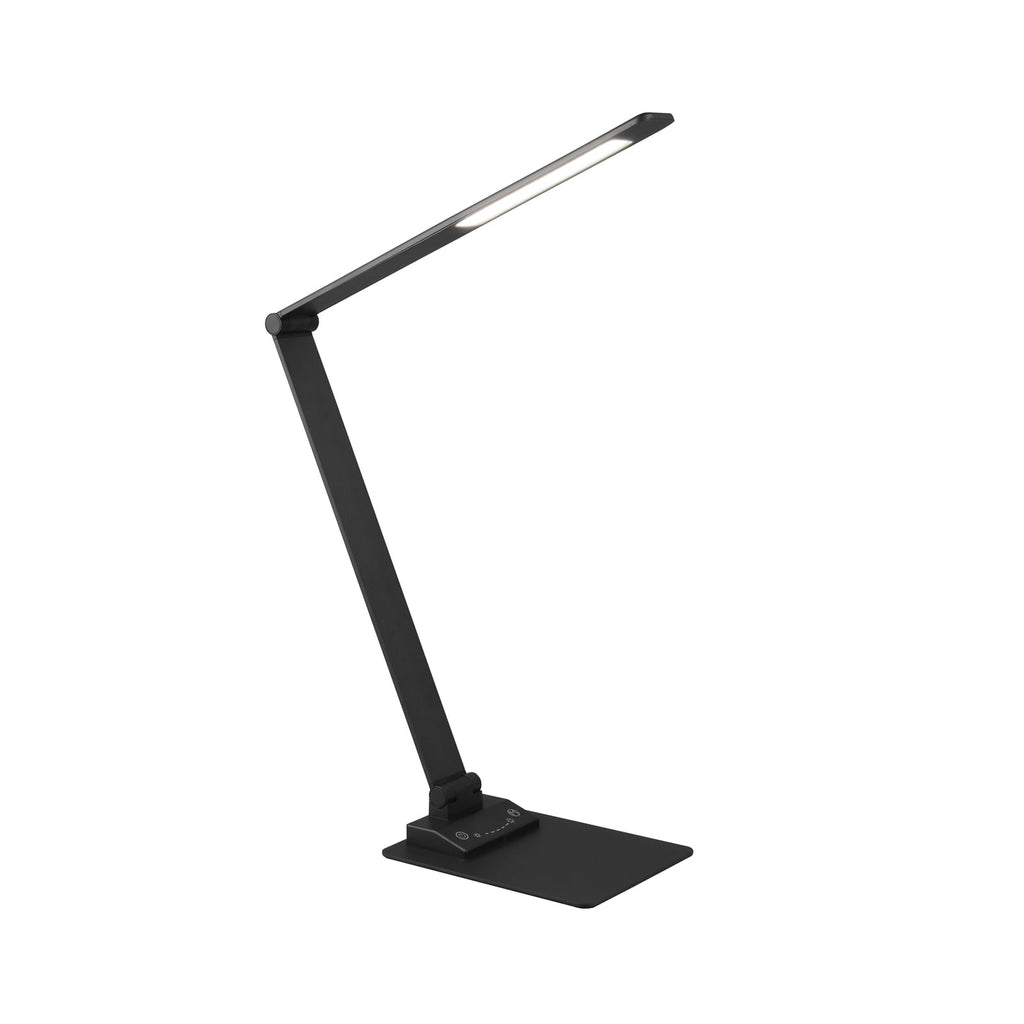 LED bordlampe Travis dimbar CCT touch USB svart matt bakside