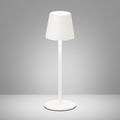 LED bordlampe Tropea oppladbar dimbar sand 38 cm forfra