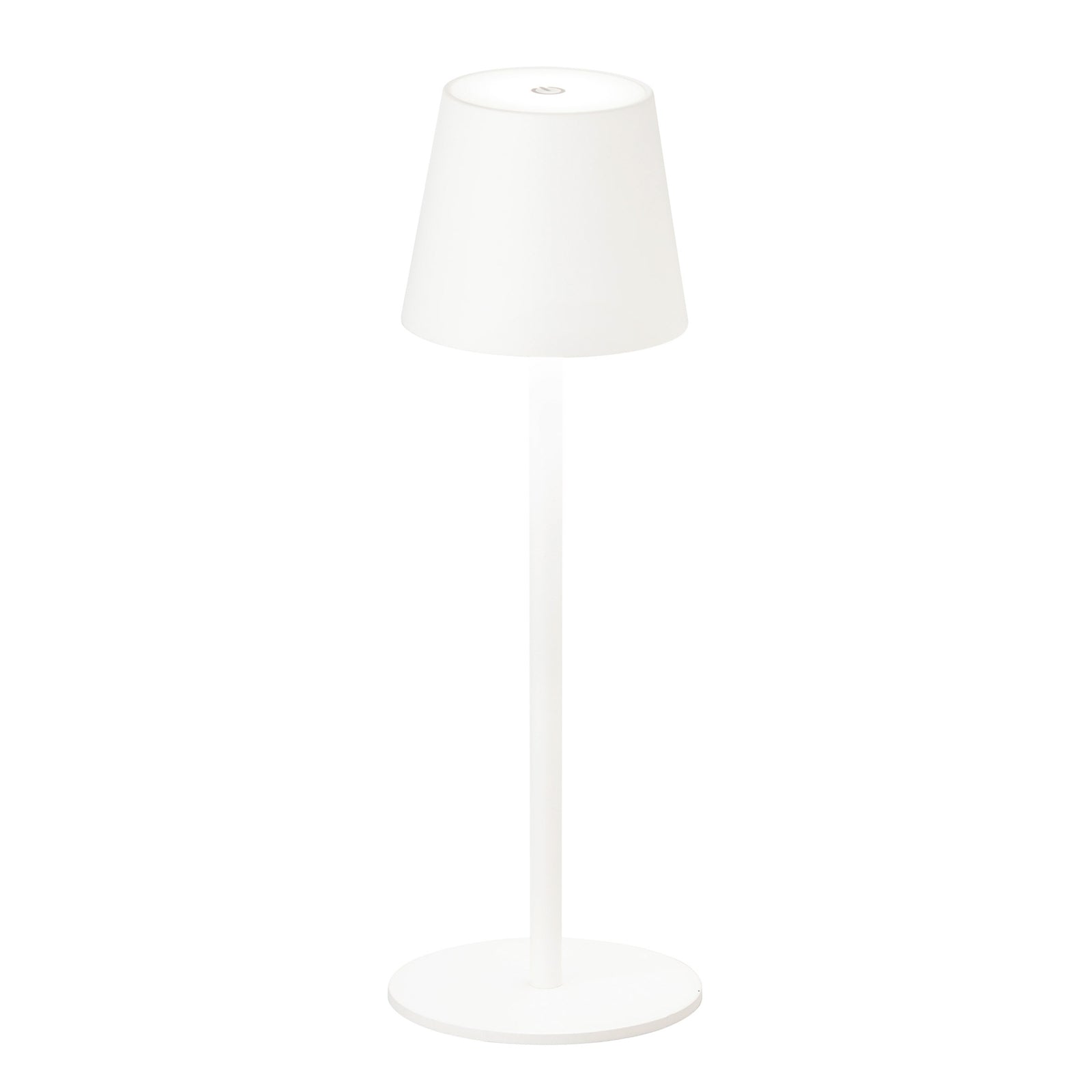 LED bordlampe Tropea oppladbar dimbar sand 38 cm bakside