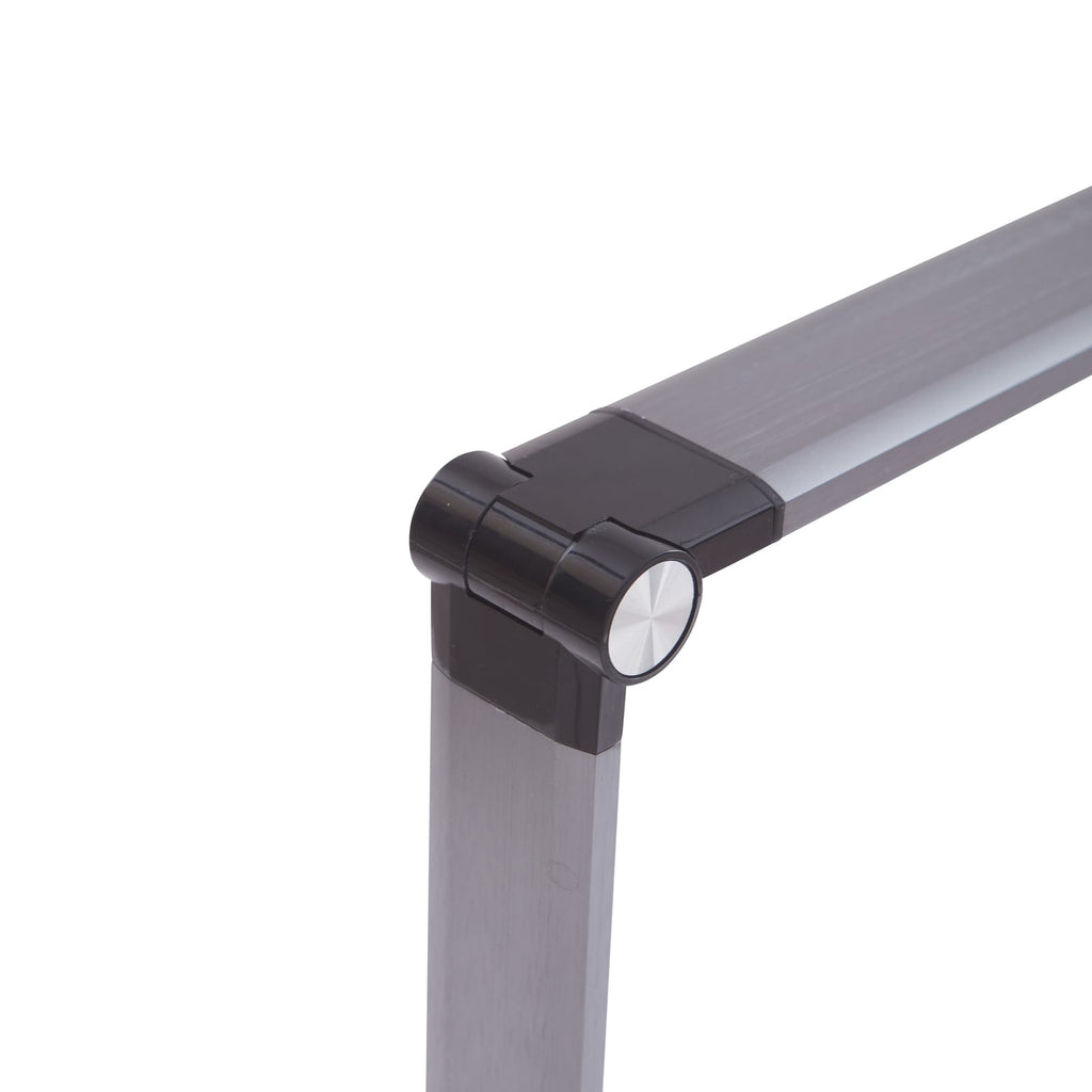 LED bordlampe Valtaris CCT dimbar grå aluminium 43 cm sideprofil