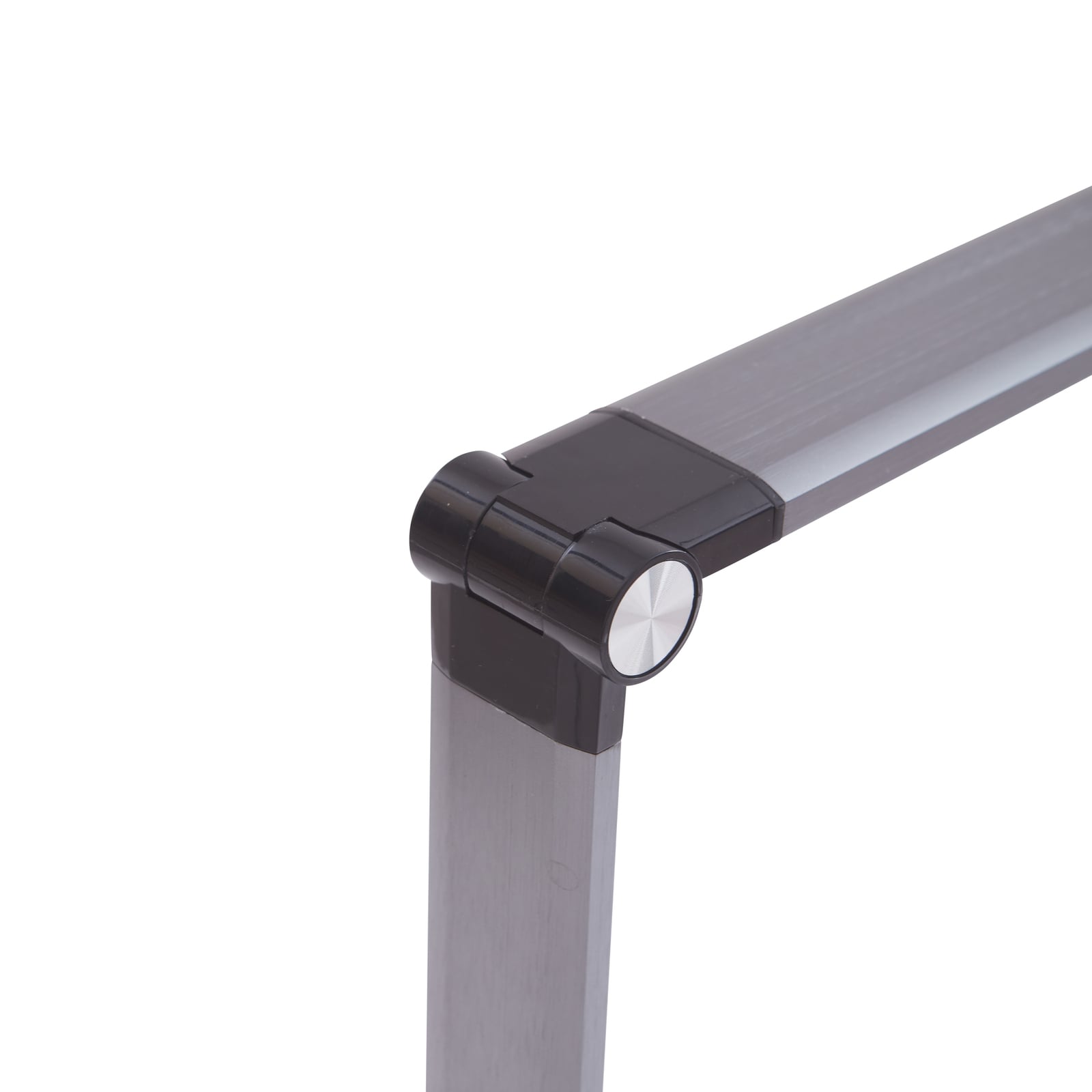 LED bordlampe Valtaris CCT dimbar grå aluminium 43 cm sideprofil