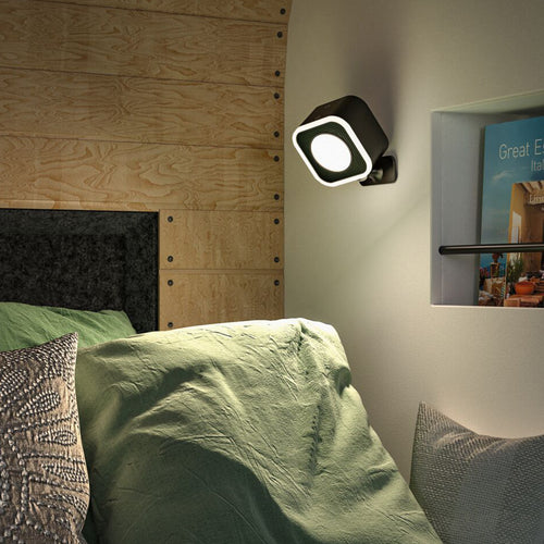 LED bordlampe Varia oppladbar dimbar CCT svart 37 cm bakside