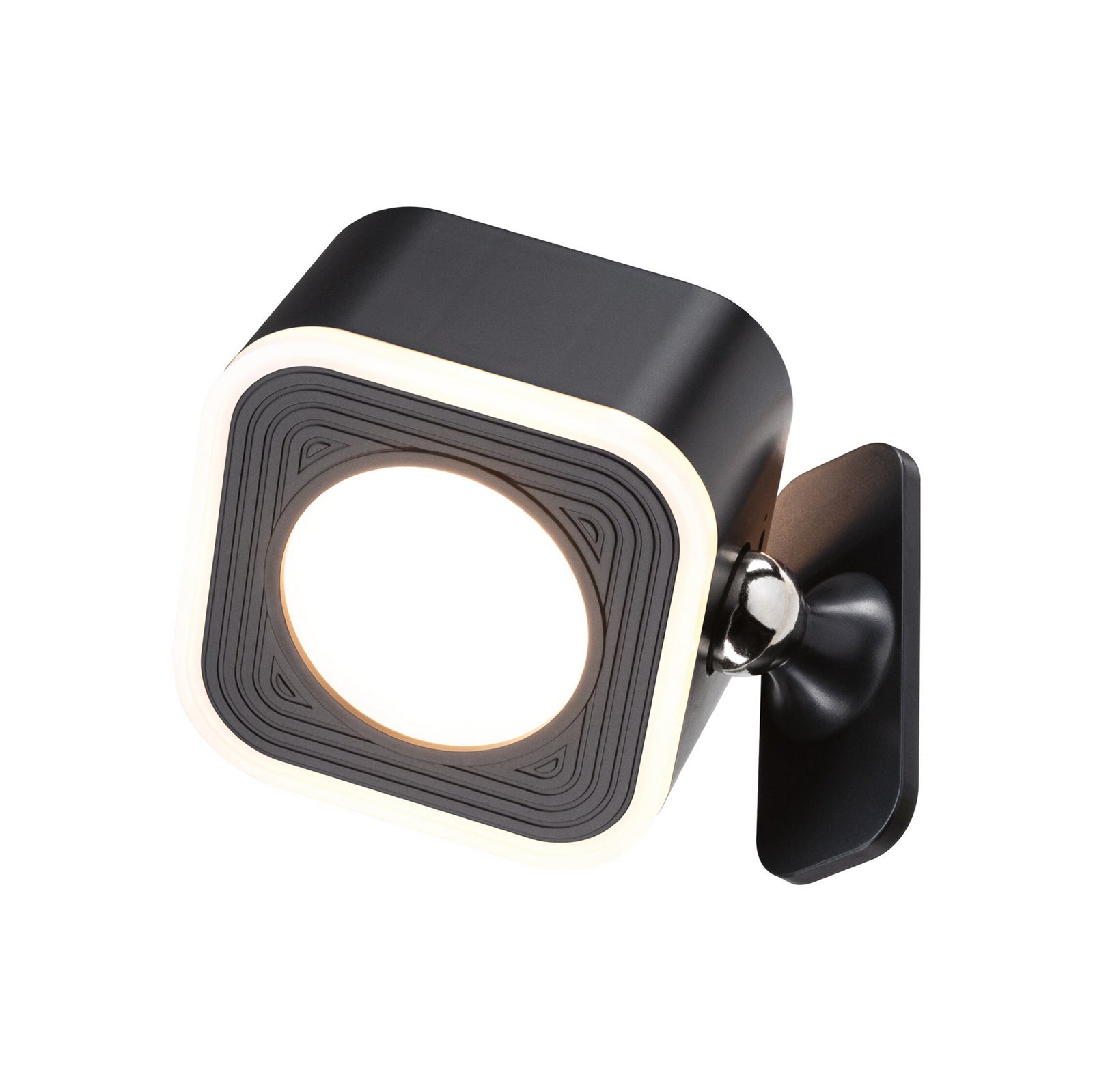 LED bordlampe Varia oppladbar dimbar CCT svart 37 cm med bordklemme