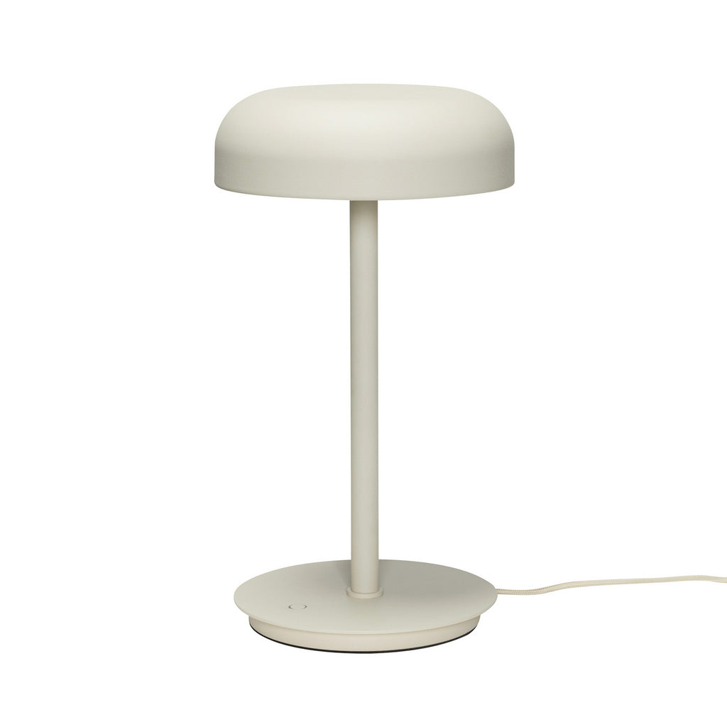 LED bordlampe Velo dimbar sandbeige nærbilde