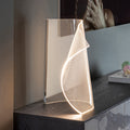 LED-bordlampe Velos II krom dimbar metakrylat 10W forfra