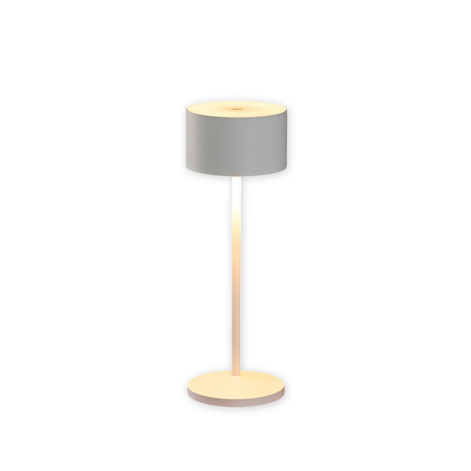 LED bordlampe Veluna oppladbar 3-pk hvit CCT IP44 montert i stue