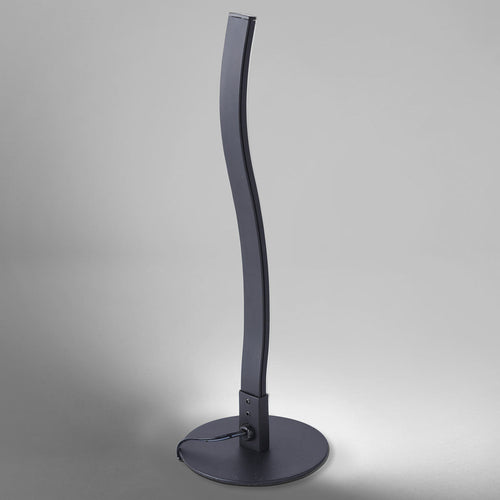 LED bordlampe Wave bølgeformet svart bakside