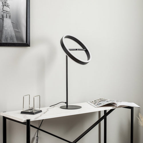 LED bordlampe Yekta dimbar svart bakside