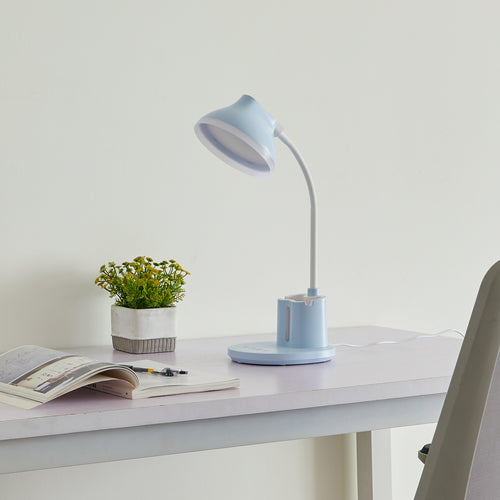LED bordlampe Zephyra blå CCT dimbar bakside