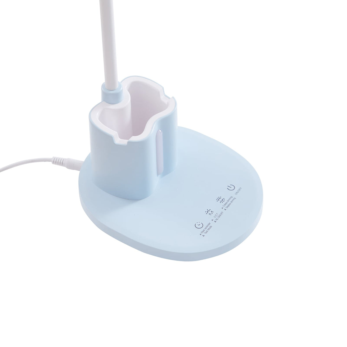LED bordlampe Zephyra blå CCT dimbar lysmodus visning