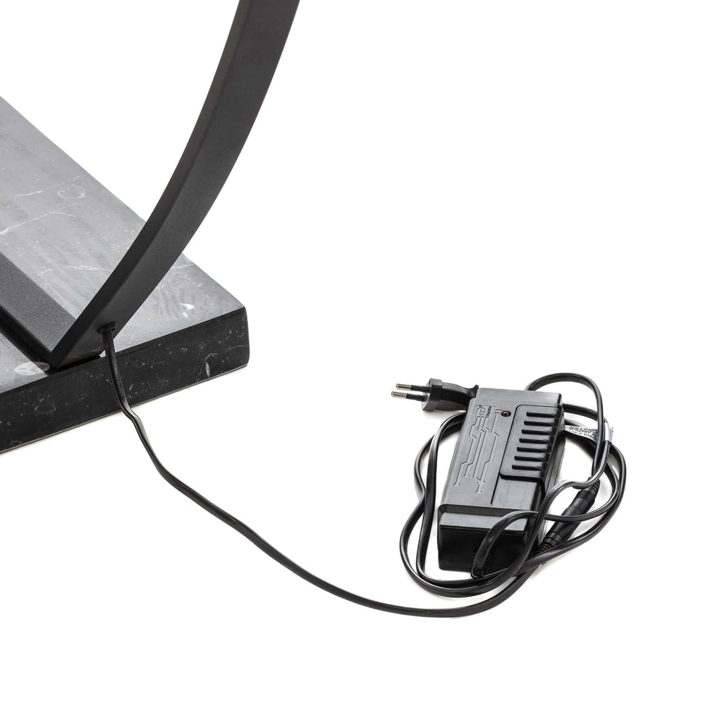 LED buegulvlampe Bangkok svart matt marmor 180 cm dimbar - Trio Lighting