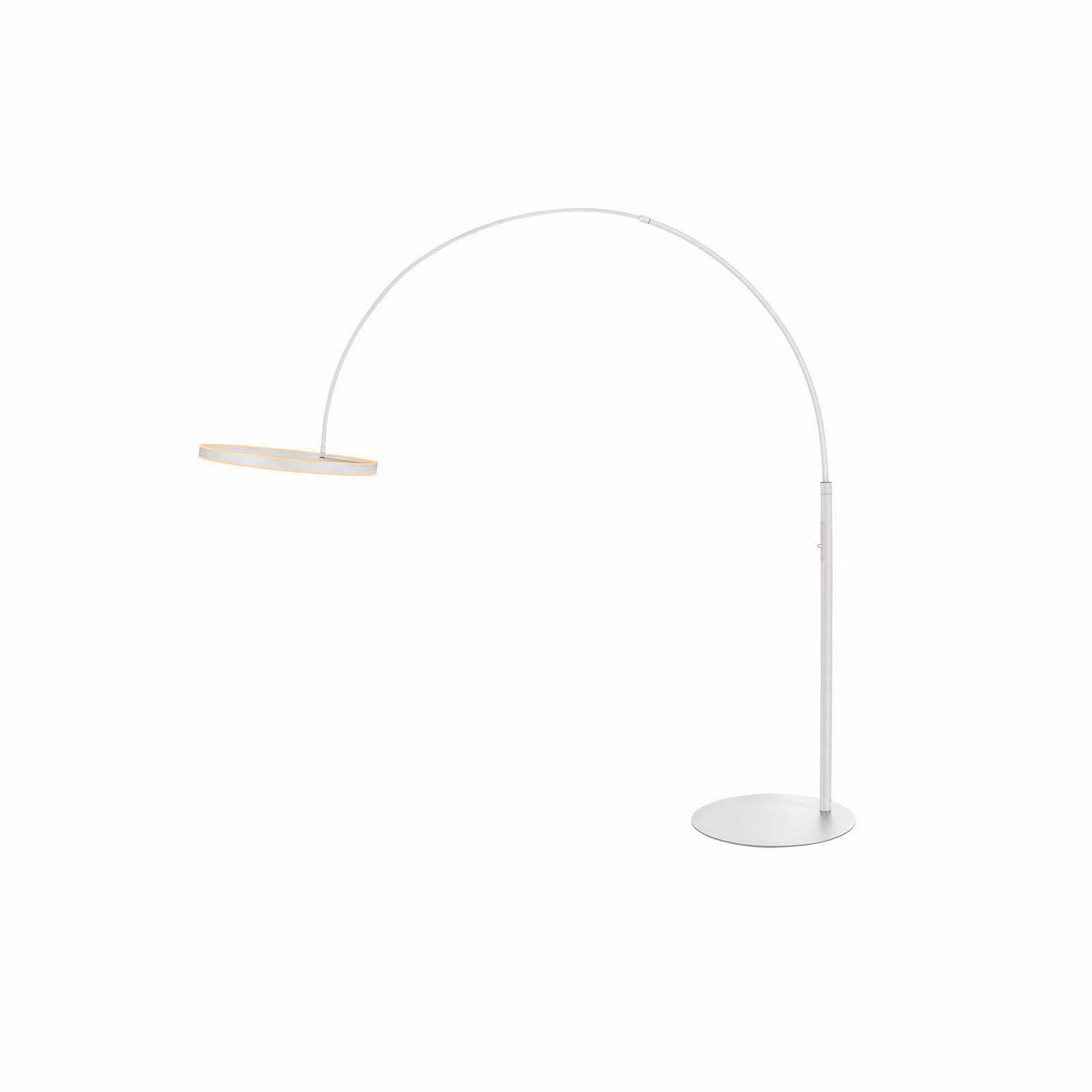 LED buegulvlampe One Bow FL hvit stål bakside