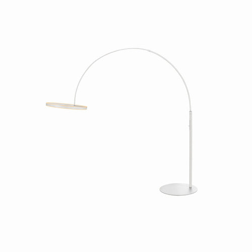 LED buegulvlampe One Bow FL hvit stål bakside
