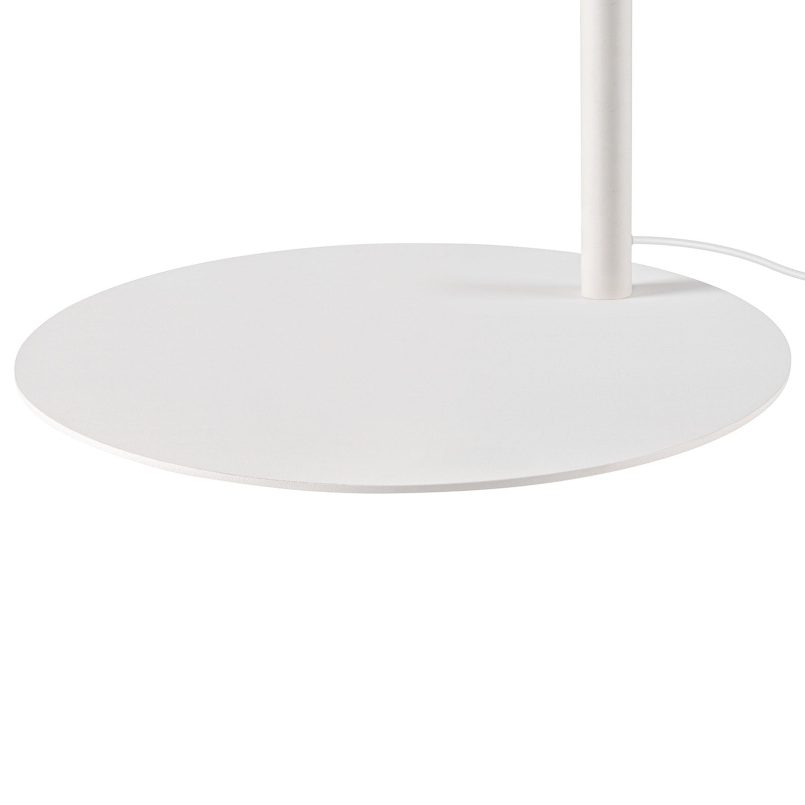 LED buegulvlampe One Bow FL hvit stål dimmer bryter