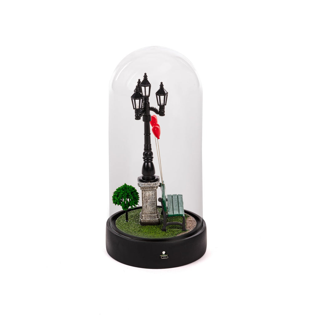 LED dekofigur My Little Valentine kunstharz og glass montert