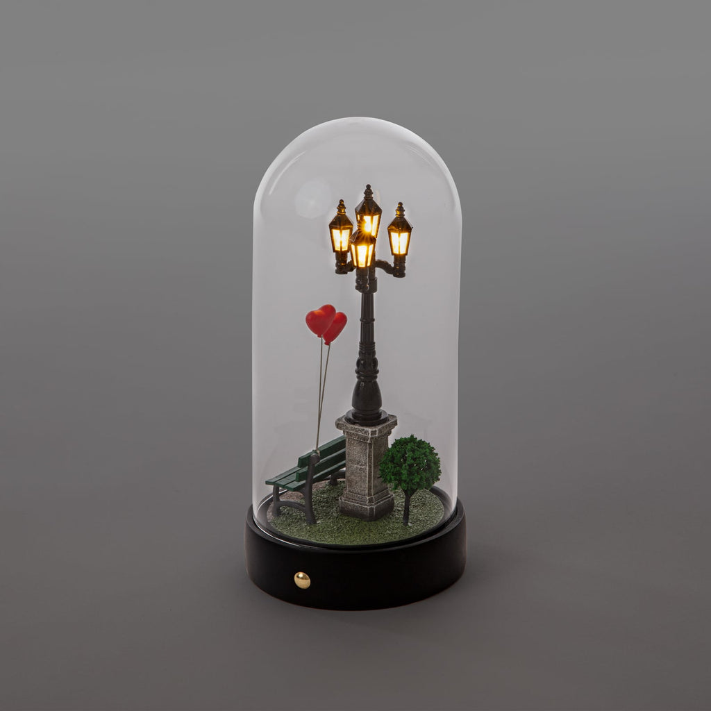 LED dekofigur My Little Valentine kunstharz og glass side