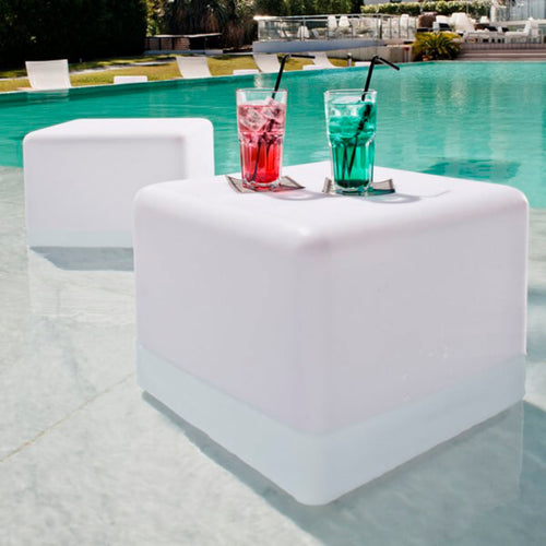 LED dekolampe Big Cube terning RGB dimbar IP68 43 cm bakside