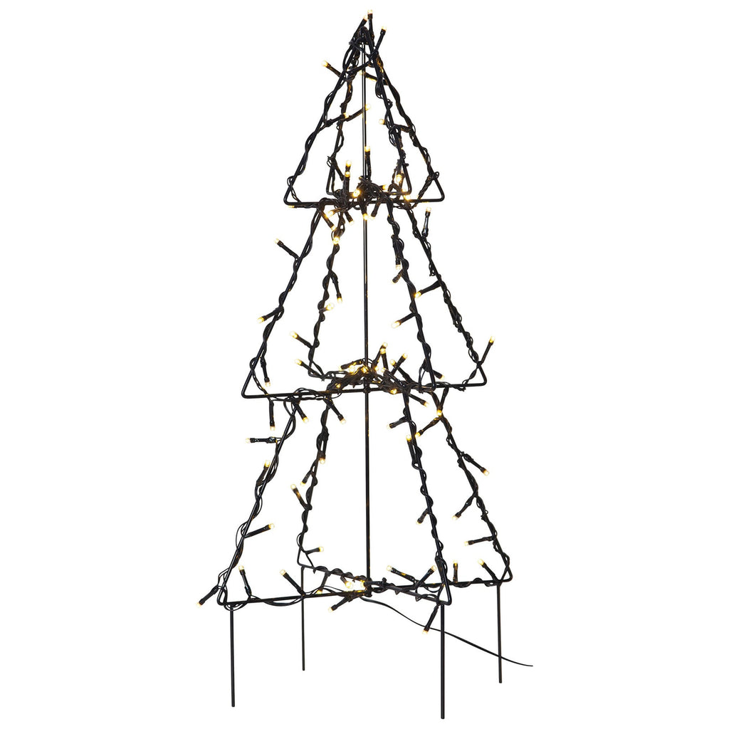 Detalj av LED-lys på LED-dekorasjon juletre Foldy 90 LED 50 cm IP44