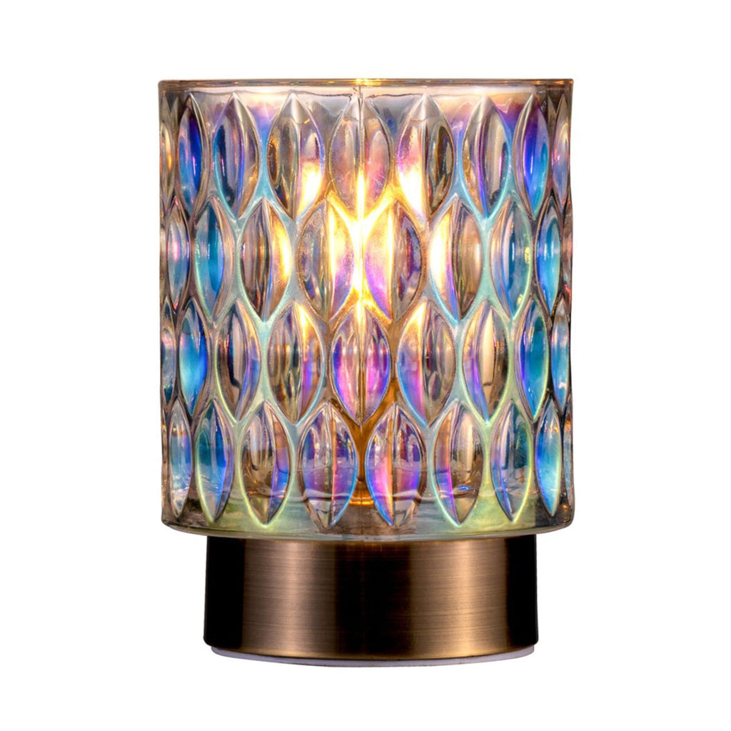 LED dekorasjonslampe Clear Glamour dikroisk glass batteri E14 - Pauleen montert i rom