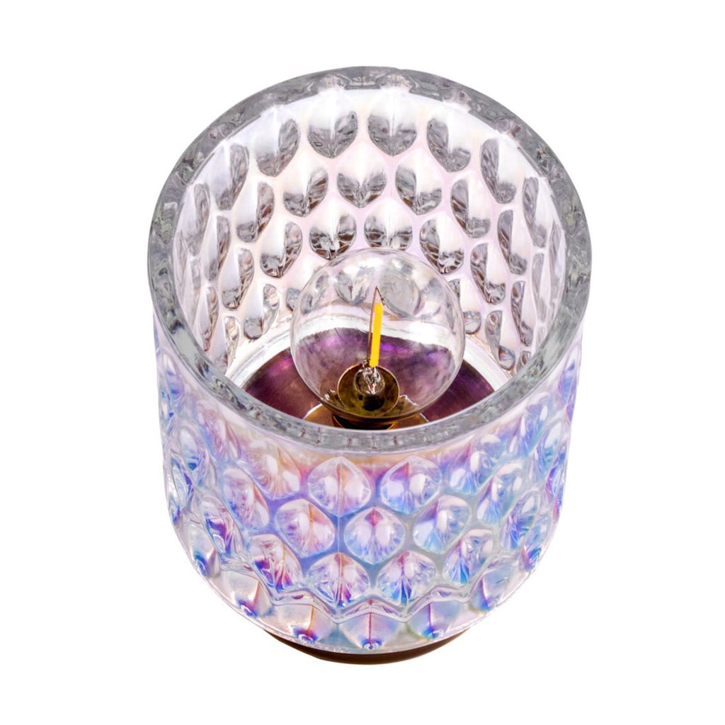 Sidebilde av LED dekorasjonslampe Clear Glamour dikroisk glass batteri E14 - Pauleen