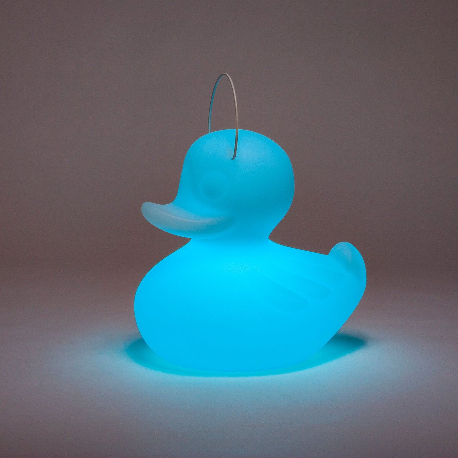 Nærbilde av LED dekorasjonslampe DUCK-DUCK S dimbar RGB IP68 hvit LED-lys