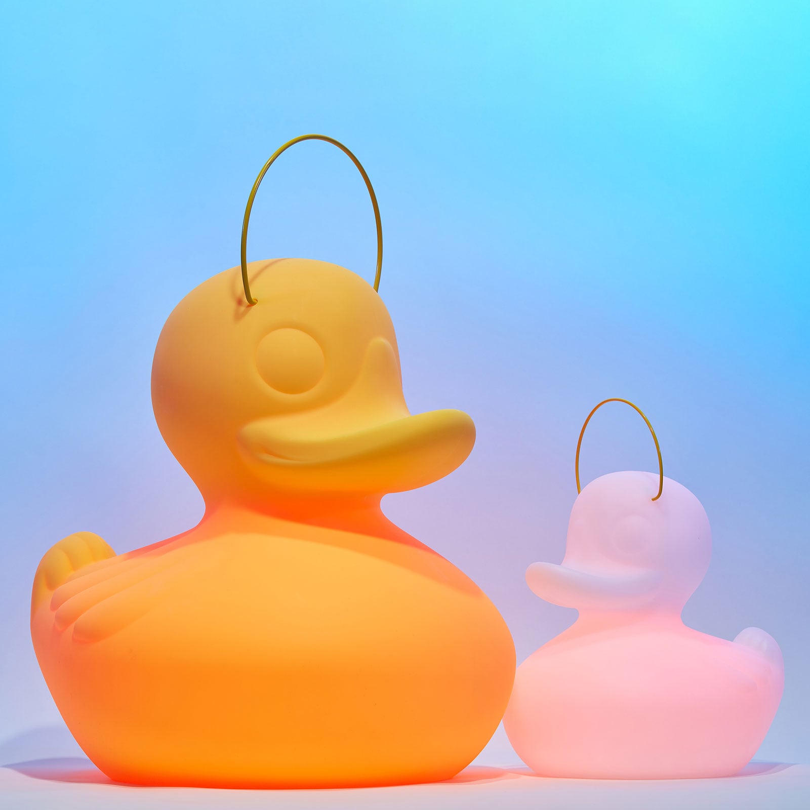 LED dekorasjonslampe DUCK-DUCK S dimbar RGB IP68 hvit - Goodnight Light