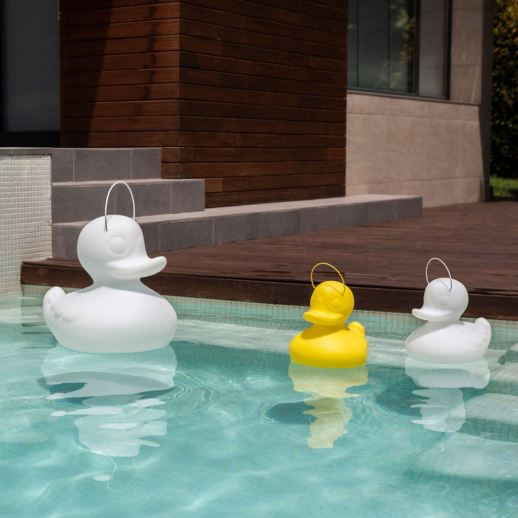 LED dekorasjonslampe DUCK-DUCK S dimbar RGB IP68 hvit - Goodnight Light