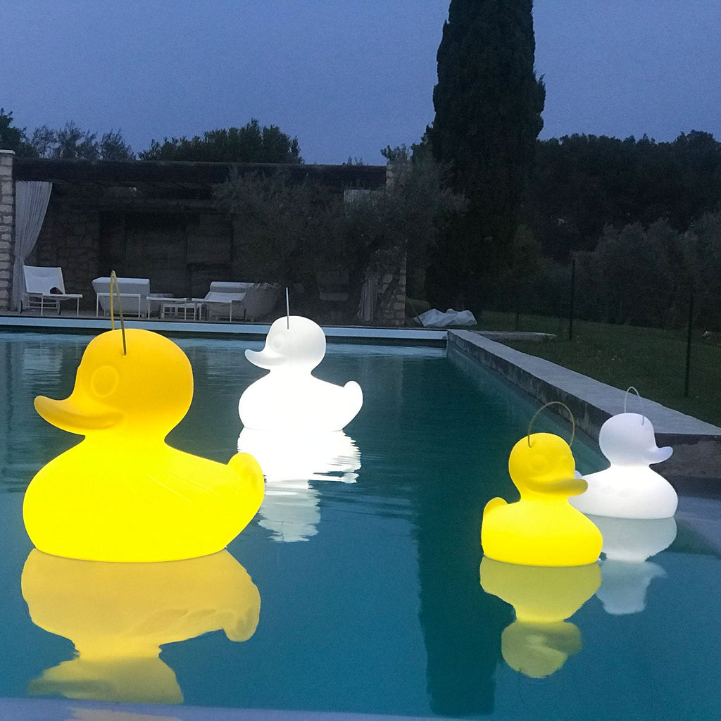 LED dekorasjonslampe DUCK-DUCK XL dimbar RGB IP68 gul - Goodnight Light