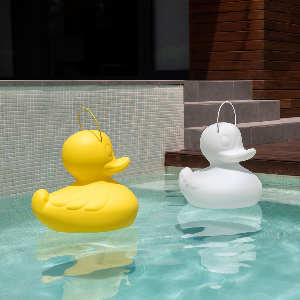 LED dekorasjonslampe DUCK-DUCK XL dimbar RGB IP68 hvit - Goodnight Light