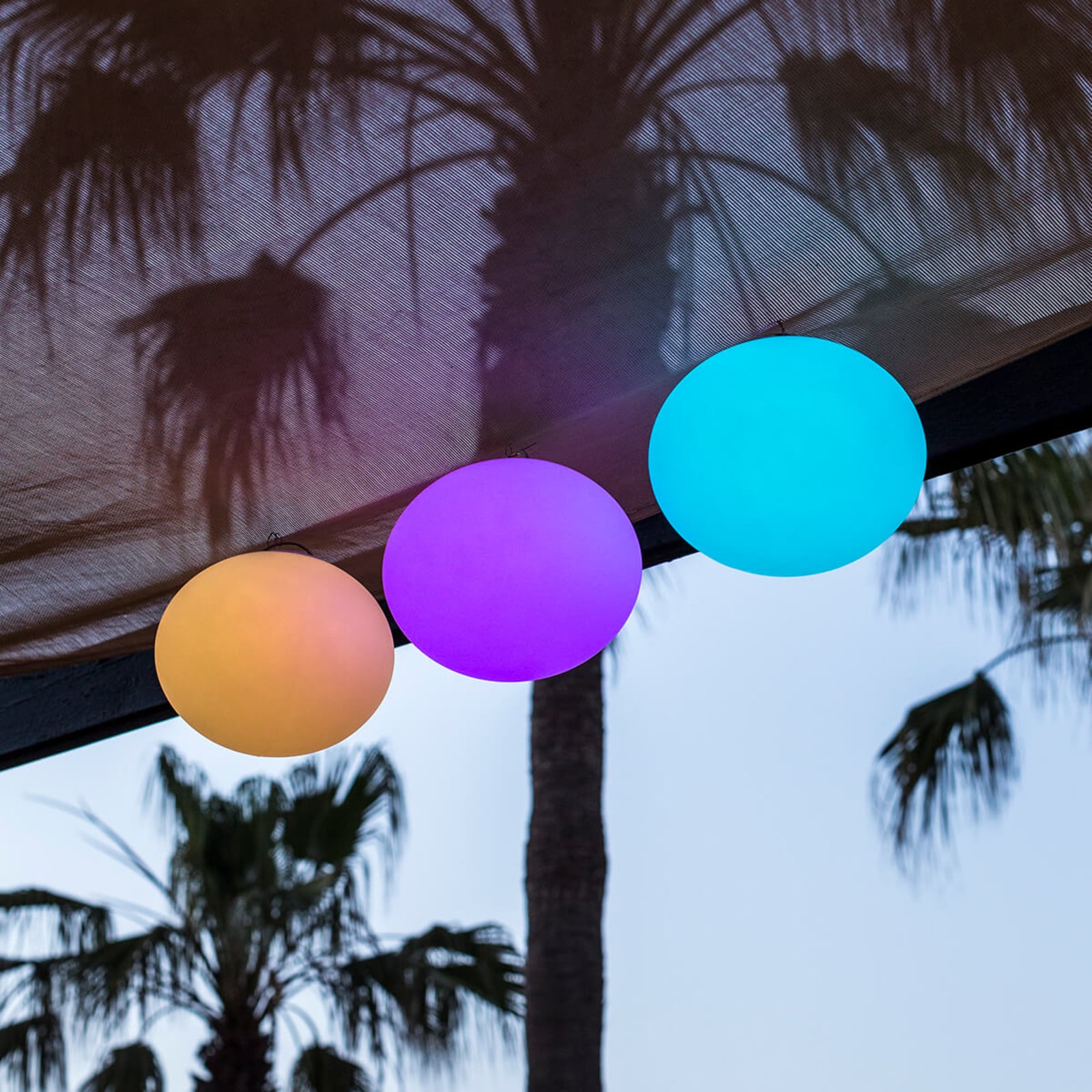 LED dekorasjonslampe Flatball XXS app-styring