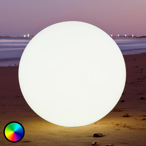 LED dekorasjonslampe Globe flytende Ø50 cm RGB dimbar IP68 forfra