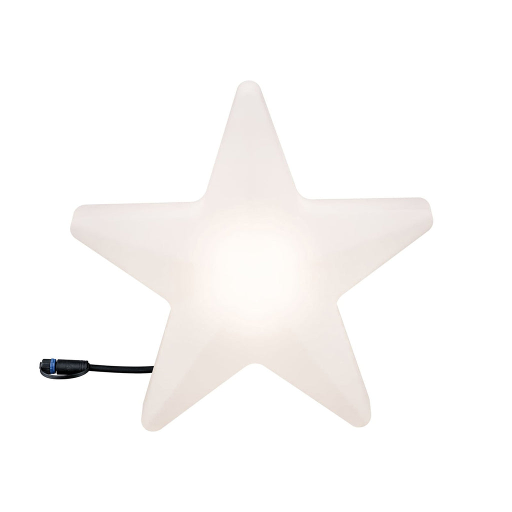 LED-dekorasjonslampe Star hvit Ø40 cm IP67 dimbar bakside