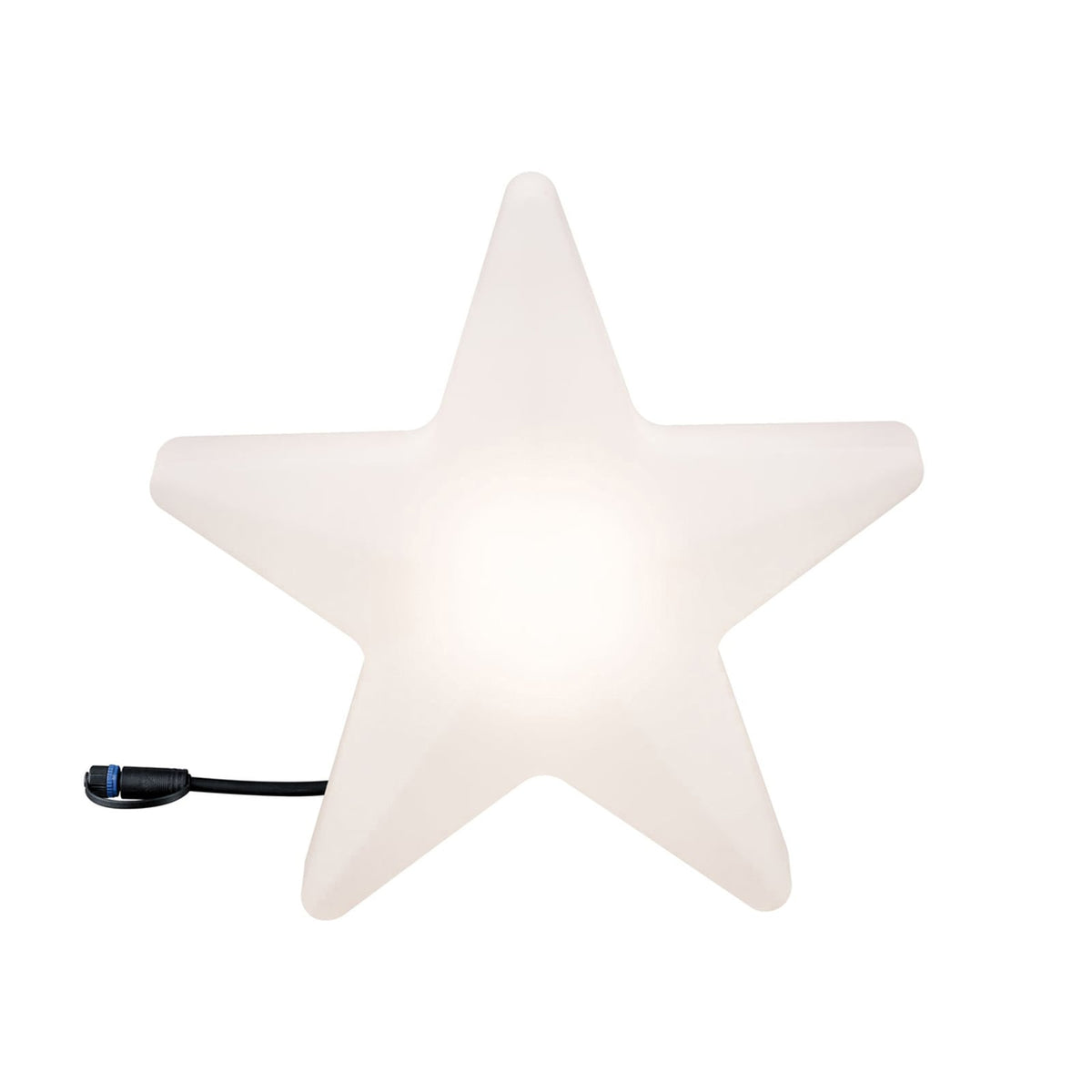 LED-dekorasjonslampe Star hvit Ø40 cm IP67 dimbar bakside