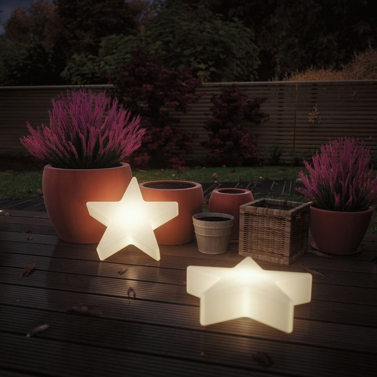 LED-dekorasjonslampe Star hvit Ø40 cm IP67 dimbar - Paulmann
