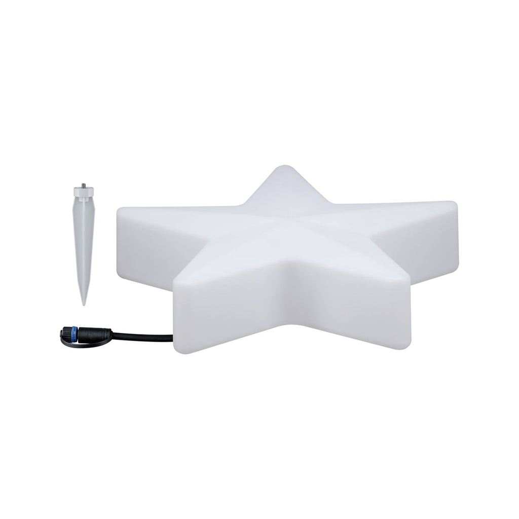 LED-dekorasjonslampe Star hvit Ø40 cm IP67 dimbar - Paulmann
