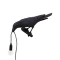 LED dekorlampe Bird Lamp blikk venstre svart E14 forside