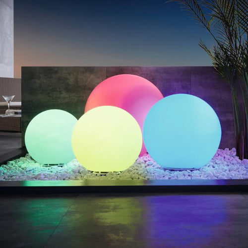 LED dekorlampe kule utendørs Ø39 cm RGB IP65 - EGLO connect forfra