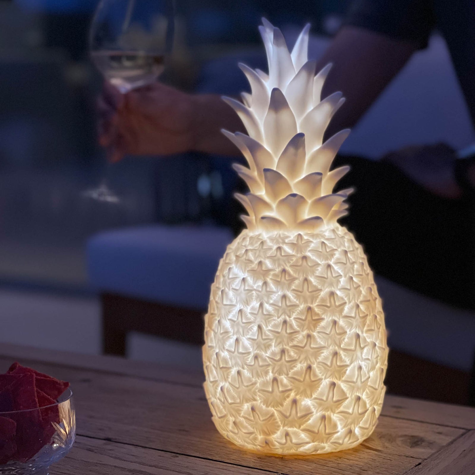 Detaljbilde av LED dekorlampe Pinacolada hvit RGBW dimbar IP54