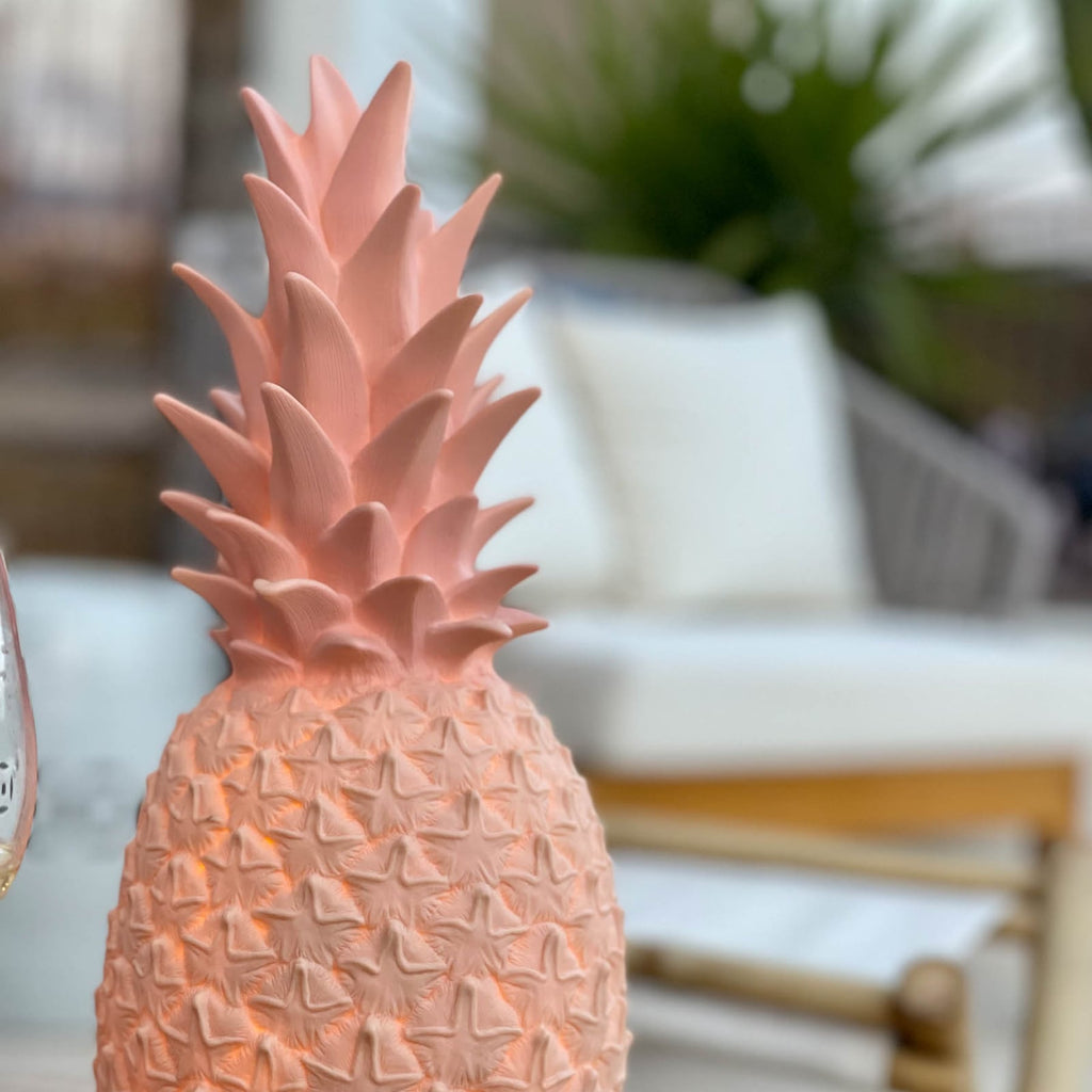 Detalj av LED dekorlampe Pinacolada rosa RGBW dimbar IP54