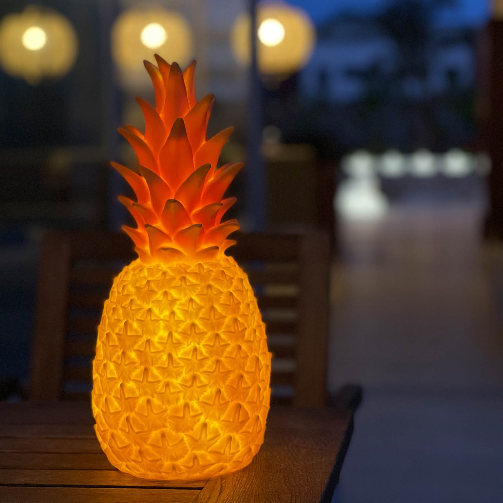 LED dekorlampe Pinacolada rosa RGBW dimbar IP54 - Goodnight Light