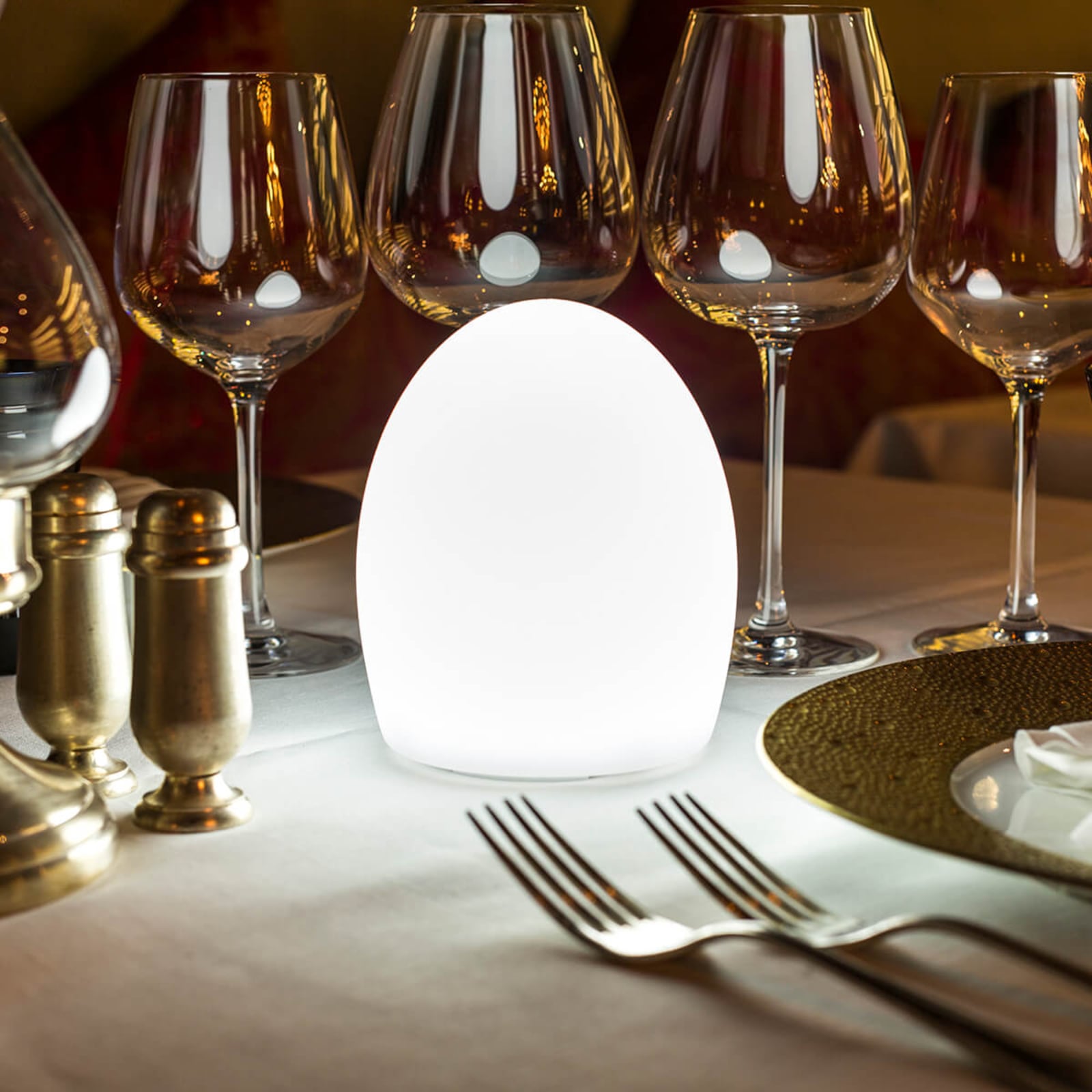 LED dekorlampe Point med batteri RGB dimbar IP68 appstyring på mobil