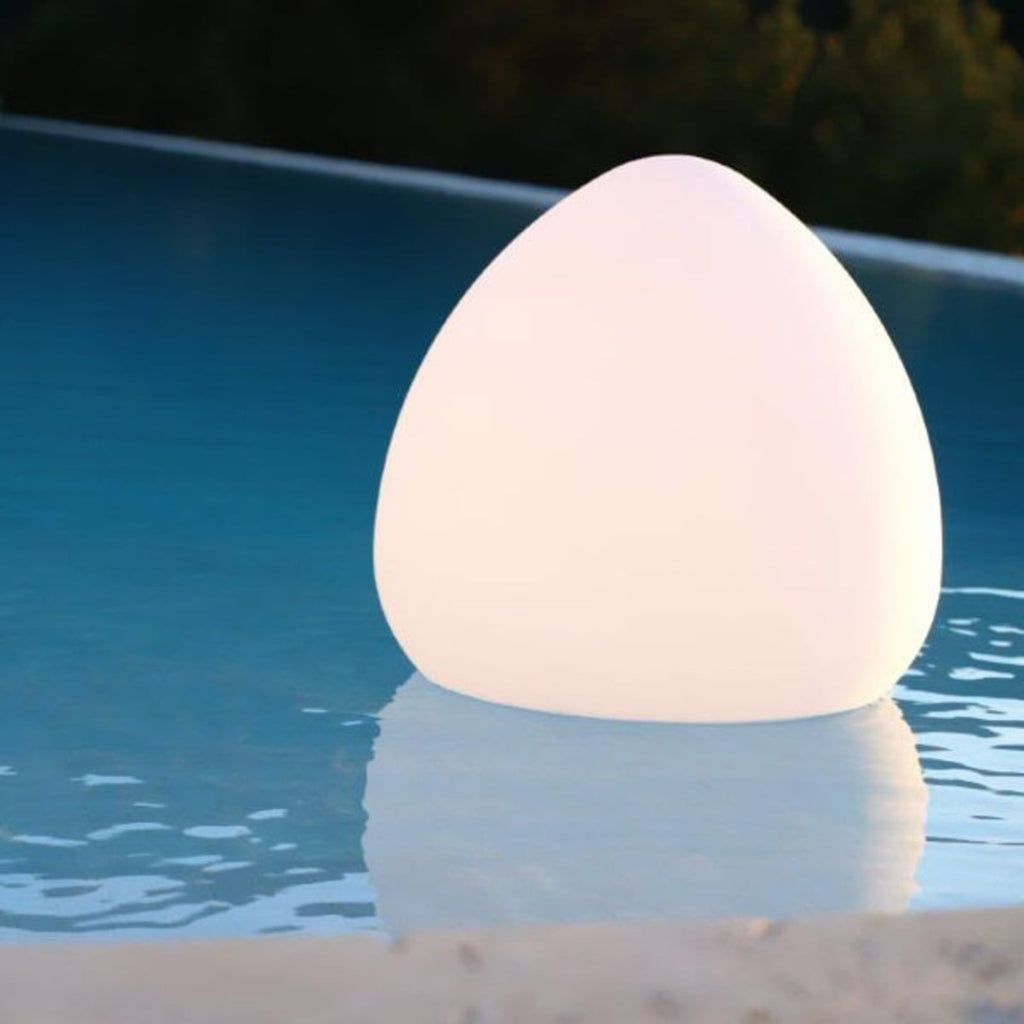 Montert LED dekorlampe Stone XL RGB dimbar IP68 Ø50 cm i hage