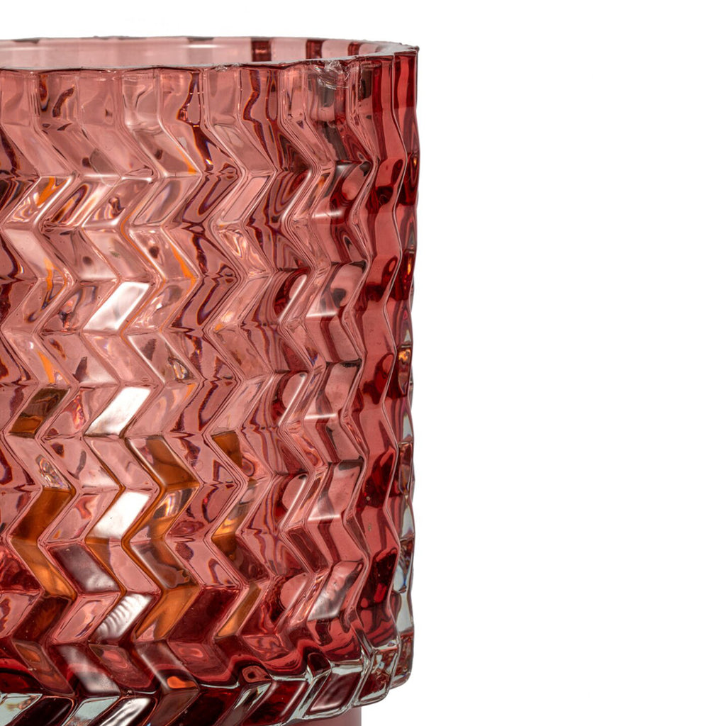 Detalj av LED dekorlampe Sweet Glamour batteri rosé glass
